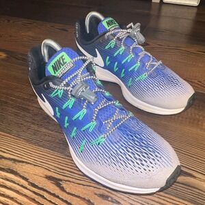 Nike Air Zoom Pegasus 33 Men's Running Shoes Blue Grey 831352-008 Size 9.5